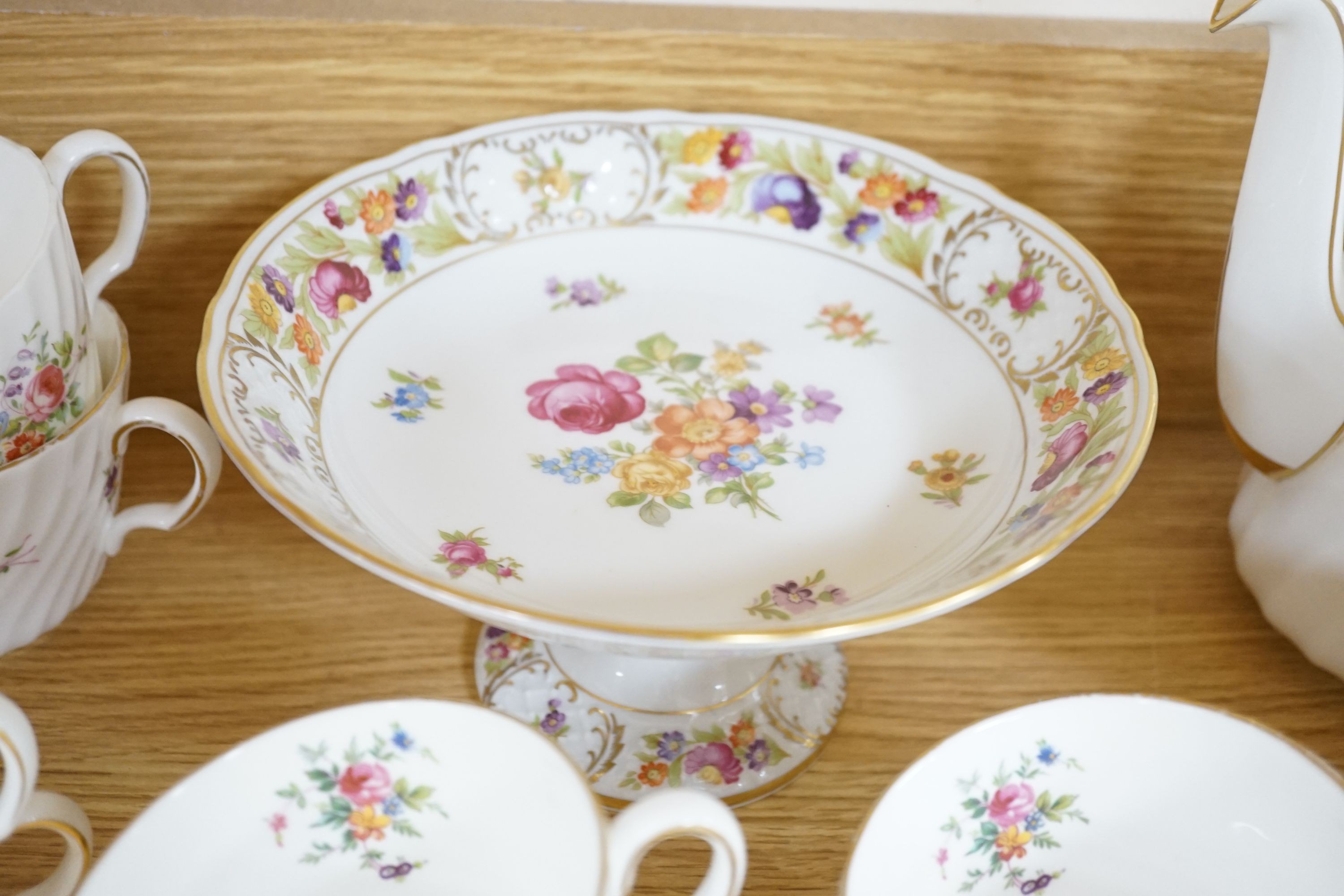 A large Minton Marlow pattern table service